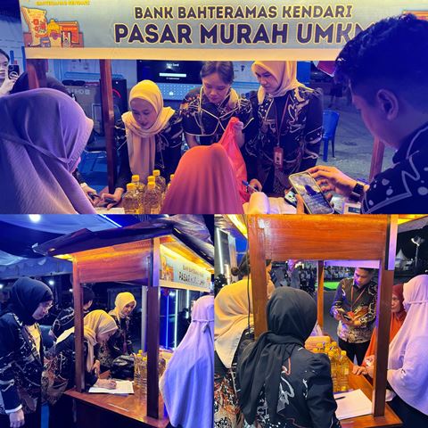 Rayakan HUT Kota Kendari, BPR Bahteramas Buka Pasar Murah hingga 7 Mei 2025