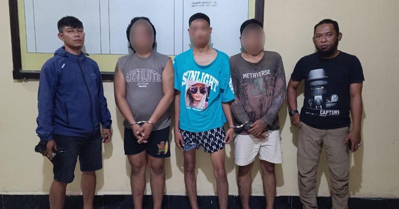Operasi Pekat Anoa 2025: Polisi Bekuk Tiga Pelaku Pemalakan Bermodus Michat