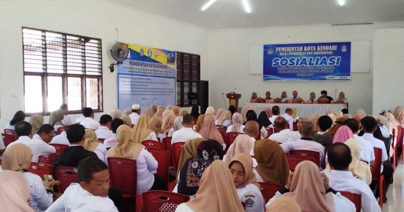 Disdik Kendari Sosialisasikan SPMB 2025/2026, Tekankan Transparansi dan Pemerataan Pendidikan