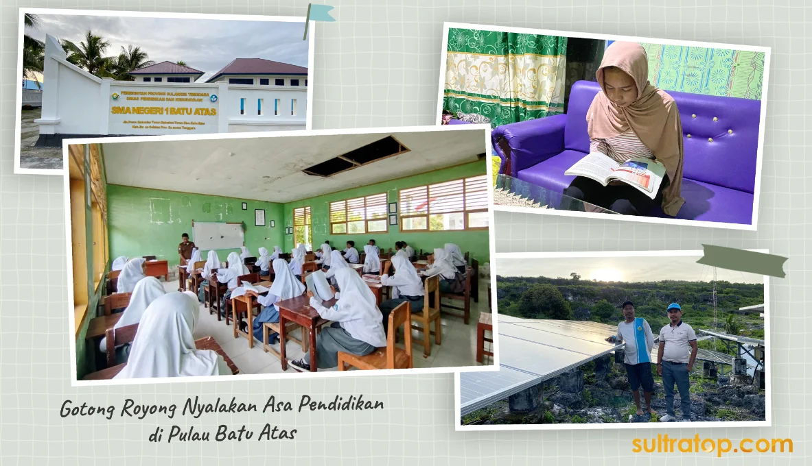 Gotong Royong Nyalakan Asa Pendidikan di Pulau Batu Atas 1 Gotong Royong Nyalakan Asa Pendidikan di Pulau Batu Atas