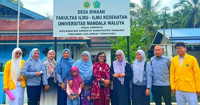 Cegah Hipertensi dan Stroke, Mahasiswa Fikes UMW Kendari Terjun Langsung ke Soropia