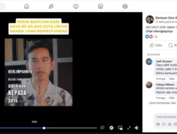 Cek Fakta: Bantuan dari Wakil Presiden Gibran Rp25 Juta untuk Warga yang Membutuhkan [KELIRU]