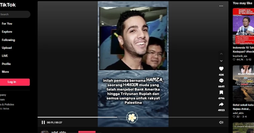 Cek Fakta: Hacker Hamza Bobol Bank Amerika untuk Bantu Rakyat Palestina [BELUM ADA BUKTI]