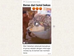 Cek Fakta: Video Beras dari Botol Plastik Bekas [SALAH]