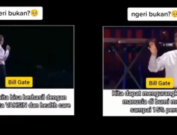 Cek Fakta: Bill Gates Sebut Keberhasilan Vaksin Dapat Mengurangi Populasi Manusia sampai 15% [SALAH]