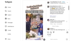 Cek Fakta: Prabowo Minum Alkohol Bersama Presiden Prancis Emmanuel Macron [SALAH]