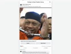 Cek Fakta: Eggi Sudjana Ditangkap karena Fitnah Ijazah Palsu Jokowi [HOAKS]