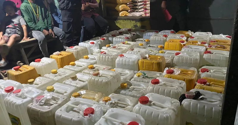 Polda Sultra Gerebek Gudang Arak Ilegal di Kendari, 1 Ton Miras Disita