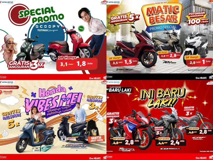 Astra Motor Sulsel Hadirkan Promo Spesial Sepanjang Mei 2025, Mulai dari Scoopy hingga Sport Bike 1 Astra Motor Sulsel Hadirkan Promo Spesial Sepanjang Mei 2025, Mulai dari Scoopy hingga Sport Bike