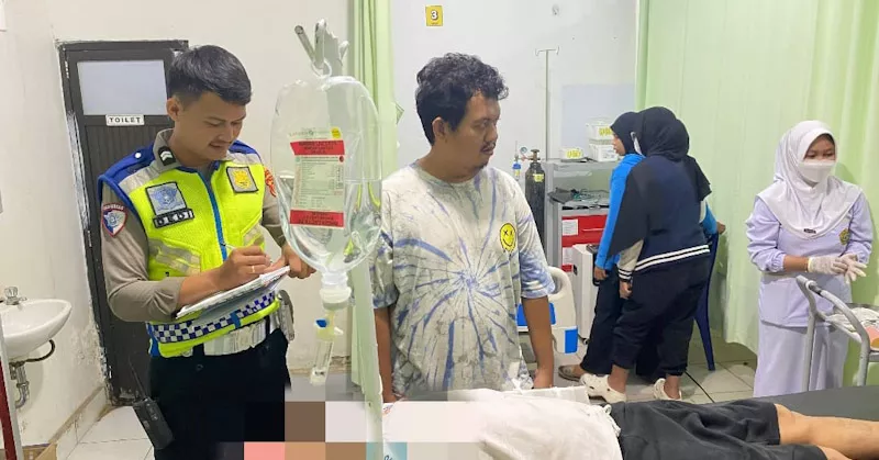 Tabrakan Motor di Lawata Puuwatu, Tiga Orang Alami Luka Serius