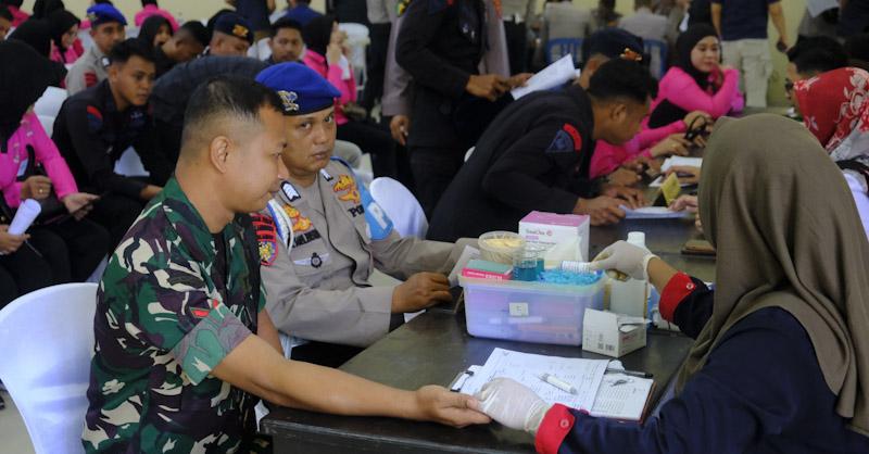 Donor Darah Bersama TNI-Polri di Sultra, Perkuat Kemanusiaan Jelang Hari Bhayangkara