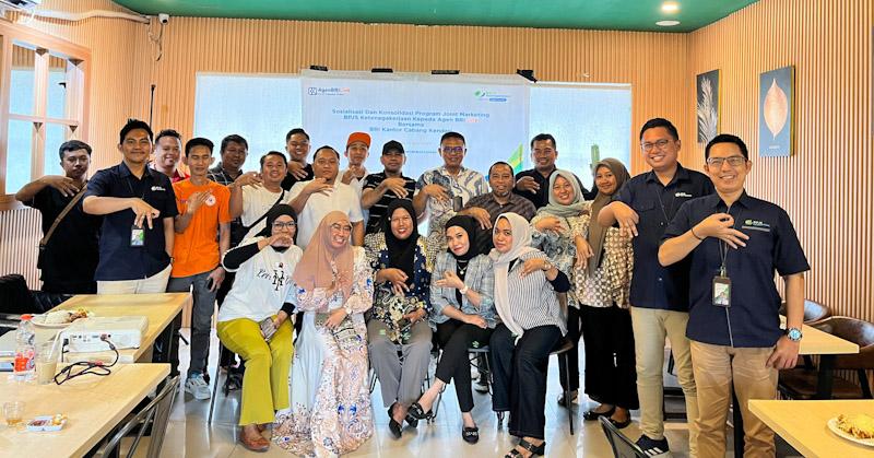 Kolaborasi BPJS Ketenagakerjaan dan BRI Kendari Perluas Layanan lewat Agen BRILink