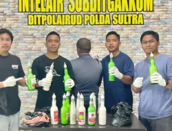 Polairud Polda Sultra Tangkap Nelayan Pembawa Belasan Bom Ikan Siap Ledak di Perairan Bokori