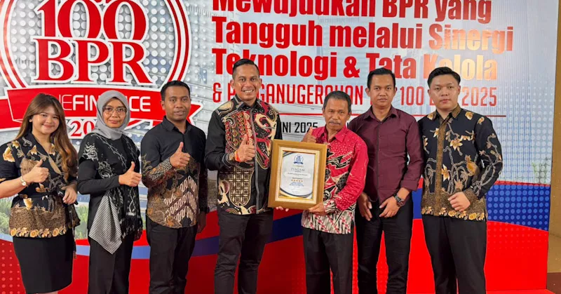 Hattrick Prestasi! BPR Bahteramas Konawe Raih Bintang 5 dan Top 100 BPR The Finance 2025