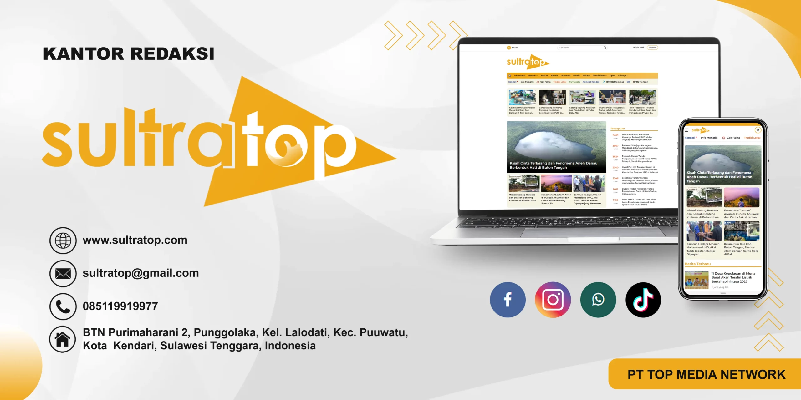 Tim Redaksi 1 BANNER KANTOR SULTRATOP BARU