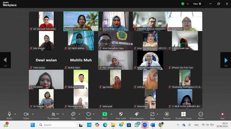 Prodi Magister Kesmas UMW Gelar Visiting Professor dengan Pakar Mahidol University 1 Prodi Magister Kesmas UMW Gelar Visiting Professor dengan Pakar Mahidol University