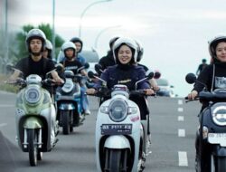 Asmo Sulsel Ajak Komunitas Scoopy Keliling Kota Makassar Lewat Scoopy Velocreativity