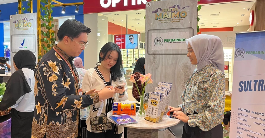 BPR Bahteramas Kendari Beri Literasi Keuangan dan Kenalkan Produk Perbankan di Sultra Maimo 2025