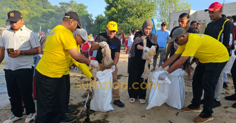 Laut Mubar Harus Bebas Sampah, La Ode Darwin Mulai dari Pulau Maginti