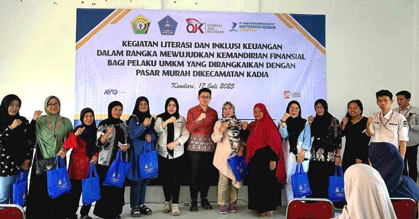 BPR Bahteramas Kendari Sukses Gelar Literasi Keuangan dan Pasar Murah di Kecamatan Kadia