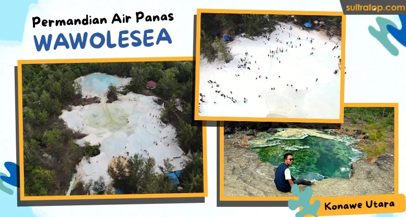 Jejak Kerajaan dan Khasiat Penyembuhan Permandian Air Panas Wawolesea di Konawe Utara