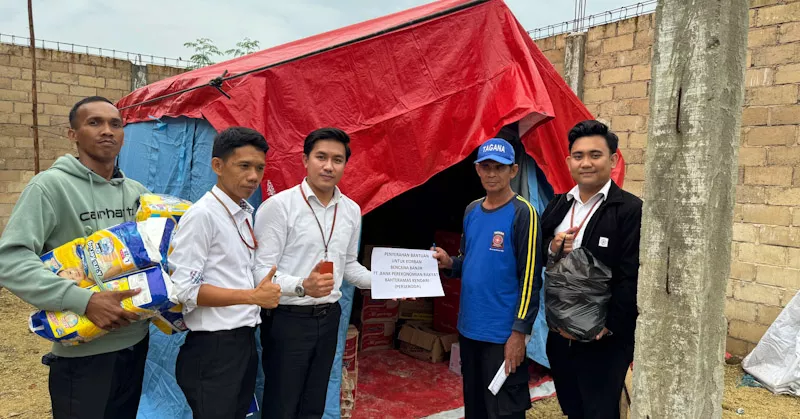 Peduli Bencana, BPR Bahteramas Kendari Salurkan Bantuan untuk Korban Banjir Kali Wanggu
