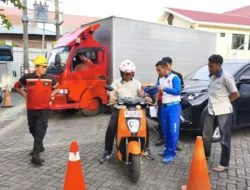 Astra Motor Sulsel Gelar Safety Riding dan Kenalkan Honda Icon-e ke Karyawan Astra Trac