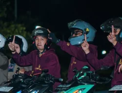 Asmo Sulsel Gelar Nocturnity Riding, Ajak Komunitas SV160 Nikmati Pengalaman Night Ride