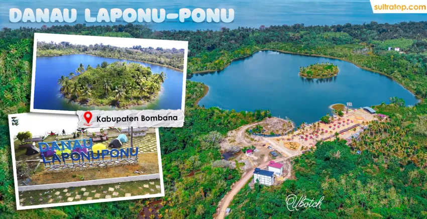 Jejak Penyu dan Misteri Pulau di Tengah Danau Laponu-ponu 1 Danau Laponu-ponu di Desa Ranokomea, Kecamatan Poleang Barat, Kabupaten Bombana.