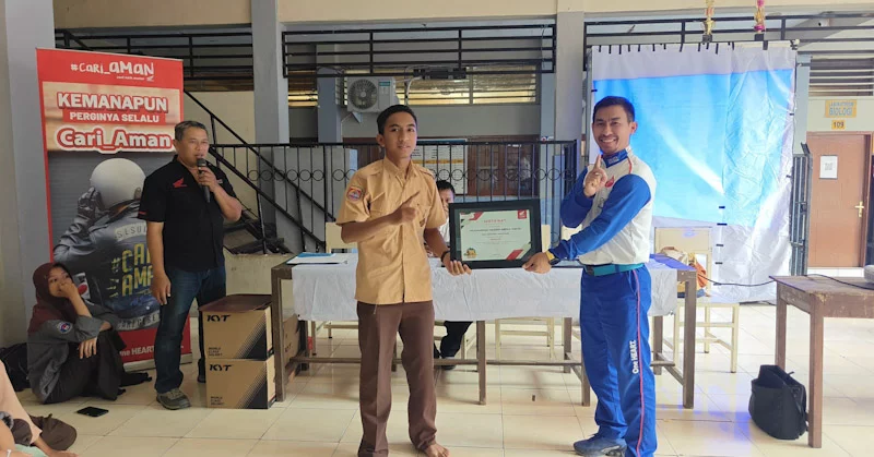 Asmo Sulsel Apresiasi SMK Nasional Makassar atas Prestasi di Safety Riding Competition 2025