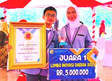SMAN 03 Bombana Juara 1 Lomba Inovasi Daerah Provinsi Sultra dengan Sabun Ekstrak Bunga Tahi Ayam 4 SMAN 03 Bombana Juara 1 Lomba Inovasi Daerah Provinsi Sultra dengan Sabun Ekstrak Bunga Tahi Ayam