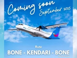Fly Jaya Layani Rute Baru Bone–Kendari Mulai September 2025