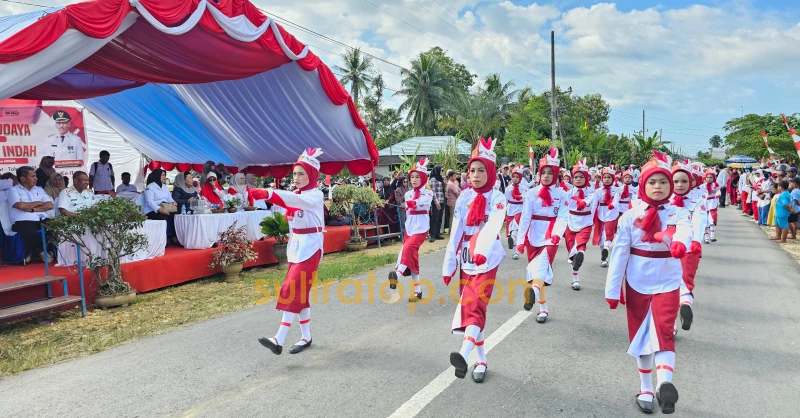 81 Barisan SD Meriahkan Hari Pertama Gerak Jalan Indah HUT ke-80 RI 1 81 Barisan SD Meriahkan Hari Pertama Gerak Jalan Indah HUT ke-80 RI