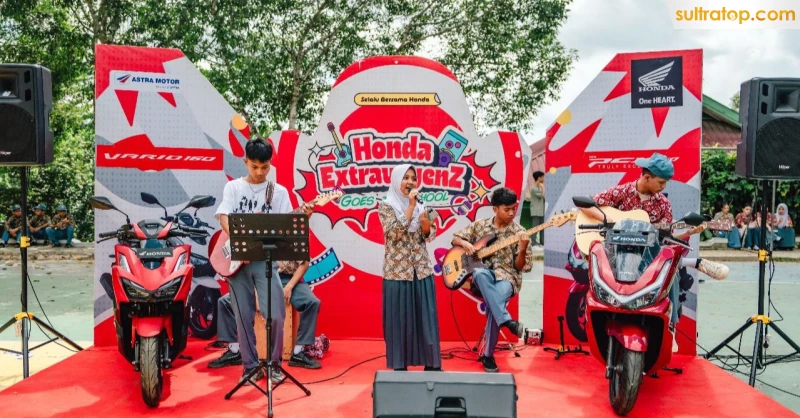 Honda ExtravagenZ Kembali Digelar, Asmo Sulsel Ajak Siswa SMAN 6 Kendari Unjuk Bakat dan Belajar Safety Riding