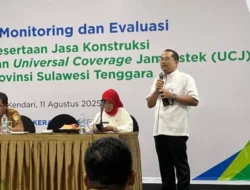 Disnakertrans Sultra Bersama BPJS Ketenagakerjaan Tingkatkan Kepesertaan Jamsostek untuk Pekerja Konstruksi