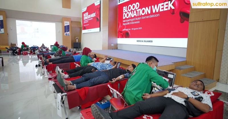 Pertamina Patra Niaga Regional Sulawesi Gelar Blood Donation Week: Wujud Nyata Kepedulian di Momen Kemerdekaan