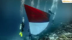 Rayakan HUT ke-80 RI, Pertamina Patra Niaga Bentangkan Bendera Raksasa di Spot Bawah Laut Ikonik Wakatobi