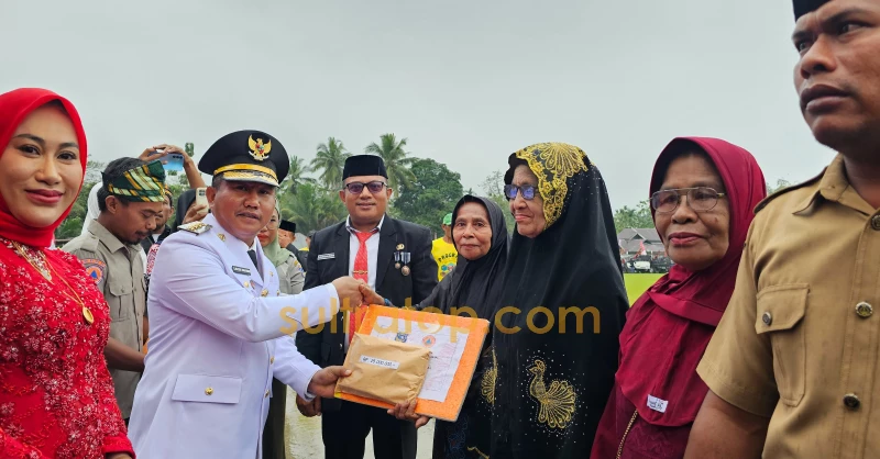 17 Korban Kebakaran dan Angin Puting Beliung di Muna Barat Dapat Bantuan hingga Rp25 Juta