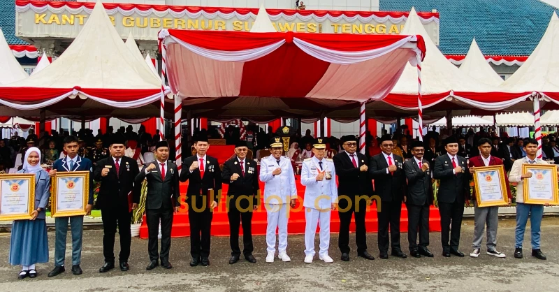 6 PNS Pemprov Sultra Raih Tanda Kehormatan Satyalancana Karya Satya dari Presiden