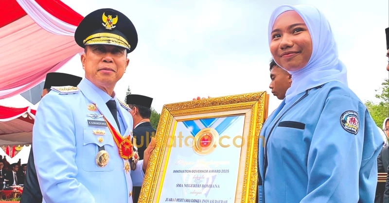 SMAN 03 Bombana Juara 1 Lomba Inovasi Daerah Provinsi Sultra dengan Sabun Ekstrak Bunga Tahi Ayam 1 SMAN 03 Bombana Juara 1 Lomba Inovasi Daerah Provinsi Sultra dengan Sabun Ekstrak Bunga Tahi Ayam