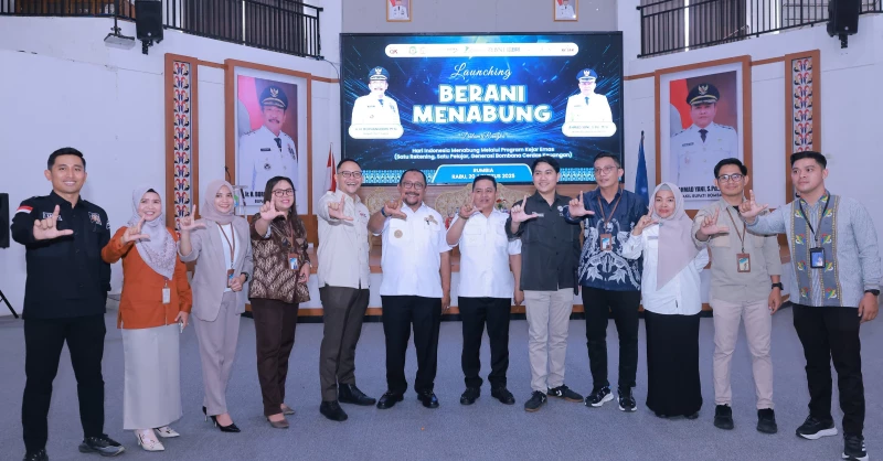 BPR Bahteramas Ambil Bagian dalam Program "Berani Menabung" yang Diluncurkan Bupati Bombana