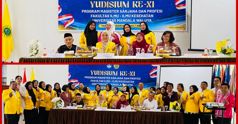 Yudisium ke-XI FIIKES UMW Kendari, 88 Mahasiswa Lulus Program Sarjana, Magister, dan Profesi