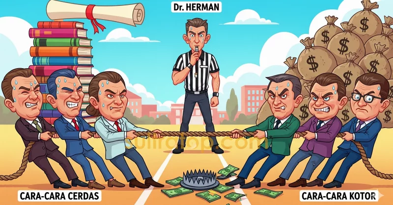 Pilrek Pasca Prof. Armid Wafat, Plt Rektor UHO Ingatkan Peserta Jangan Gunakan Cara “Kotor”