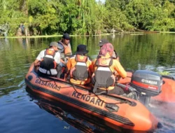 Tim SAR Cari Warga Muna yang Hilang di Sungai Desa Poaroha, Diduga Diterkam Buaya