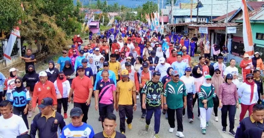 BPR Bahteramas Bombana Turut Meriahkan Jalan Santai dan Car Free Day di Rumbia