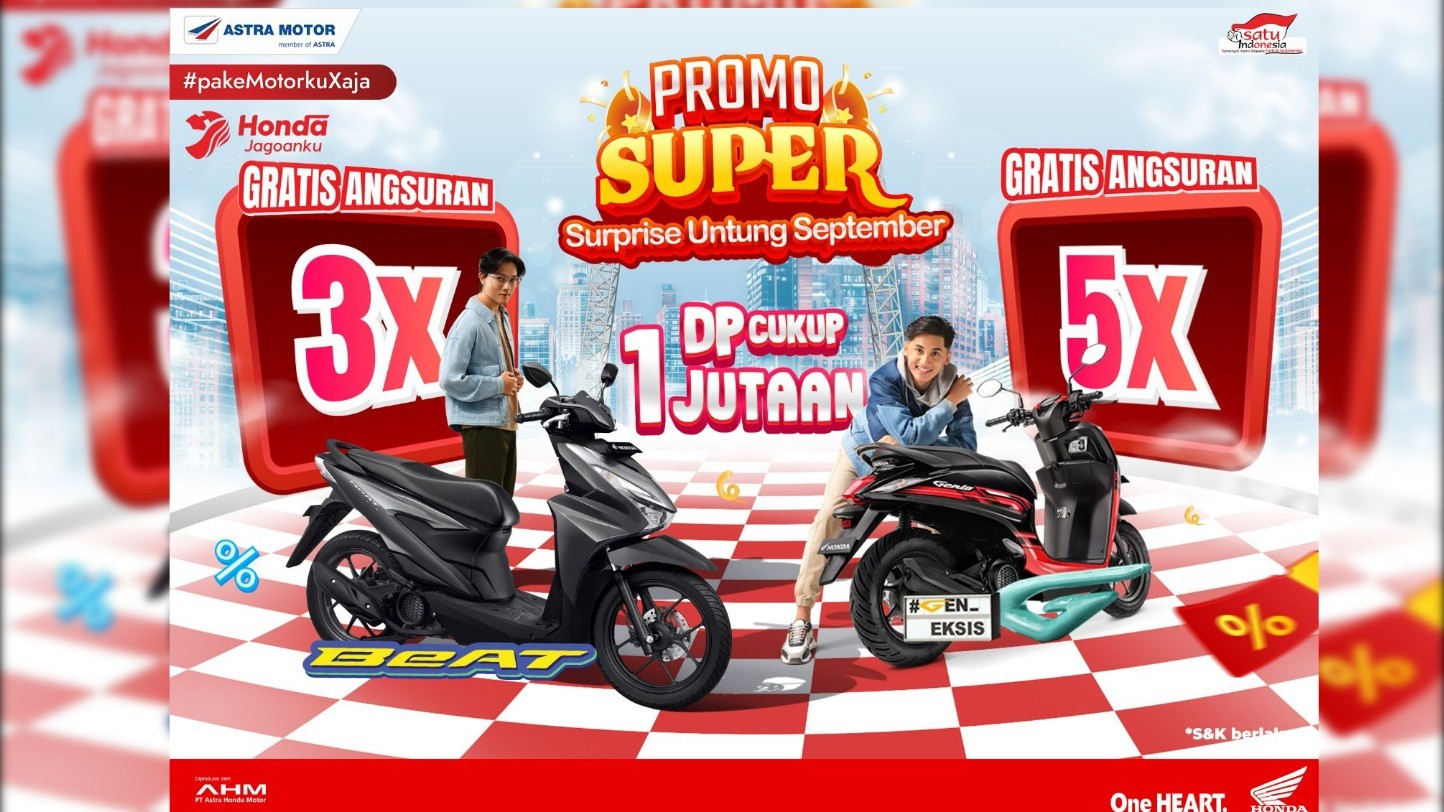 Sambut September, Asmo Sulsel Hadirkan Promo Spesial Motor Honda 1 Sambut September, Asmo Sulsel Hadirkan Promo Spesial Motor Honda