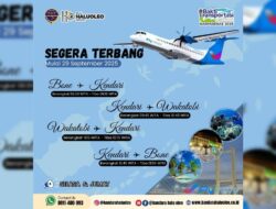 FlyJaya Buka Penerbangan Kendari–Wakatobi dan Kendari–Bone Mulai 29 September 2025