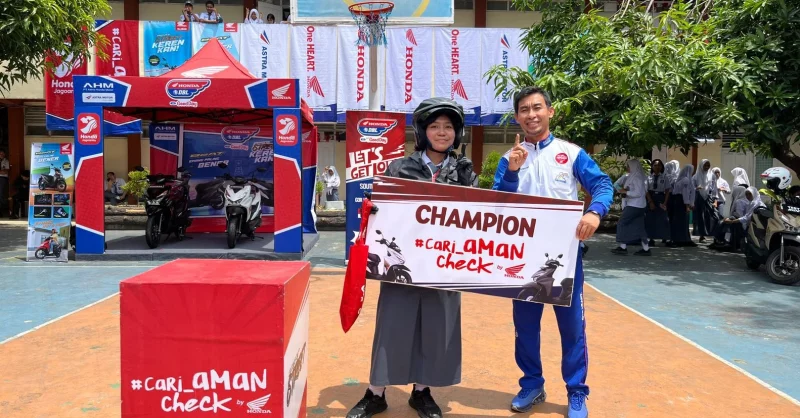 Honda DBL Roadshow Panaskan SMAN 2 Makassar Jelang DBL 2025