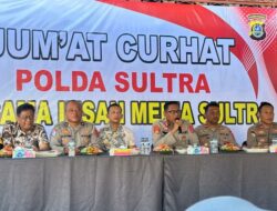 Polda Sultra Gelar Jumat Curhat Bersama Jurnalis di Kendari, Bahas Balap Liar hingga Curanmor