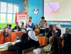 Asmo Sulsel Bersama Polres Gowa Gelar Edukasi Safety Riding di SMPN 4 Gowa